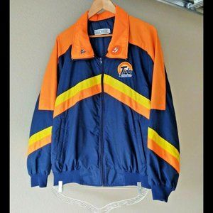 Tide Raving Bright Stripe Vtg Zip Jacket